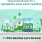 TropiClean Fresh Breath TripleFlex Toothbrush for Large Dogs | Use with TropiClean Toothpaste or Gel | 360-Degree Toothbrush | Complete Dental Care