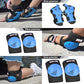 Youth/Kids Knee Pads Elbow Pads Wrist Guards Protective Gear Set for 3-15 Years Child Roller Skates, Skateboard, Cycling, Inline Skating, BMX Bike, Balance Bike, Scooter Riding and Other Outdoor Sports