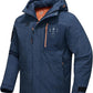 Men's Winter Jacket Waterproof Ski Snow Coat Windproof Snowboard Hooded Raincoats with Warm Graphene lining
