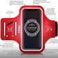 TRIBE Water Resistant Cell Phone Armband Case Running Holder for iPhone Pro Max Plus Mini SE (13/12/11/X/XS/XR/8/7/6/5) Galaxy S Ultra Plus Edge Note (21/20/10/9/8/7/6/5) Adjustable Strap & Key Pocket