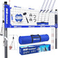 Haokelball Volleyball Net for Backyard Outdoor Portable Volleyball Net Set with Volleyball Antennas, Aluminum Poles, Tension Adjuster and Volleyball