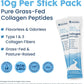 NativePath Collagen Peptides Protein Stick Packs - Hydrolyzed Type 1 & 3 Collagen Powder for Skin, Hair, Nails - 30 Servings