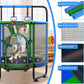 YORIN Trampoline for Kids 66'' 60'' 55'' Toddler Mini Small Trampoline Outdoor Indoor Trampoline W Basketball Hoop, Swing, Adjustable Gymnastics Bar, Gift for Baby, Toddlers & Kids