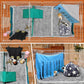 Guinea Pig Bedding, Disposable Guinea Pig Cage Liners, Charcoal Odor Controlling Absorbent Waterproof Pee Pads for Rabbits, Hamster and Other Small Animals. 18''x31'',50 Count