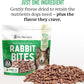 Dr. Harvey's Rabbit Bites Freeze-Dried Raw Dog Treats - Single Ingredient, All-Natural Rabbit Meat Protein for Dogs, Allergen-Free - 7 Ounces (3 Pack)