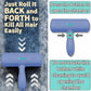 Pet Hair Removal Tool – Reusable Lint Roller for Dogs & Cats – Self-Cleaning Fur Remover Brush – Ergonomic Lint Roller for Carpet, Bedding, Couch, Car Seat & More (Blue)