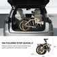 Foldable Electric Bike for Adults, 30+MPH, 48V 20Ah Removable Battery up to 80Miles, 20" Fat Tire Peak 1000W Motor Dirt Ebike Adult Electric Bicycle for City Commute Beach Mountain Adventurous E Bike