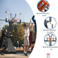 Basketball Hoop Outdoor with 44/54 Inch Shatterproof Backboard, 5.25-10FT Height Portable Basketball Hoop with Sandbag, Adjustable Basketball Goal System