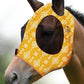 Harrison Howard Super Comfort Stretchy Fitting Horse Fly Mask with UV Protection Soft on Skin with Breathability Floral Retro M Cob