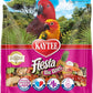 Kaytee Fiesta Big Bites Small Parrot & Conure Food, Nutritious and Fun Blend, Supports Skin, Feather, Digestion, Brain and Heart Health, 4 pounds