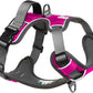 Embark Adventure Dog Harness, Reflective Trim No Pull Dog Harness for Large Dogs - Military Grade Nylon, Front Clip with Gel Lined Handle.