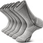 BULLIANT Compression Socks for Men 6Pairs, Athletic Crew Socks Cushioned For Men Sports Running-Arch Support
