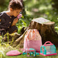 ROBUD Kids Explorer Kit, Bug Catcher Kit with Bag Kit, Pink Outdoor Exploration Set for Camping, Montessroi Toy for Kids Coming Closer to Nature，WRP28