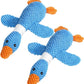Vitscan 2 Pack Goose Tough Dog Toys for Aggressive Chewers, Durable Squeaky Dog Chew Toys for Small Medium Large Dogs, Plush Interactive Indestructible Dog Toys to Keep Them Busy, Duck Puppy Pet Toy