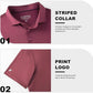 Mens Polo Shirts Short Casual Solid Stylish Dry Fit Performance Designed Collared Golf Polo Shirts for Men