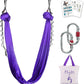 F.Life Aerial Silk Yoga Hammock & Swing for yoga Inversion,Strength training,starter hardware kit