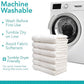 Pleasant Home Bath Towels Set of 6 (24” x 50”) 100% Cotton, 515 GSM | Lightweight, Soft & Absorbent Luxury Towels for Bathroom | for Gym, Pool & Spa | 6 Pack, White