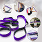 Stretching Strap Yoga Strap, 10 Loops Non-Elastic Stretch Bands Helps Women and Men Improve Flexibility for Home Workout, Physical Therapy, Pilates, Exercise, Dance, Comes with Door Anchor