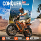 TST Electric Bike for Adults 1500W Peak 20" Fat Tire All-Terrain E-Bike 60/110 Miles 28MPH Electric Dirt Bike for Road Sand Mountain Snow - 48V 15/25AH Battery Powered Electric Motorcycle