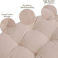 Tiita Floor Pillow Cushion, 22 inch Round Seat Cushion, Outdoor Floor Pad, Meditation Cushion for Yoga Living Room Sofa Balcony, Beige