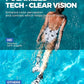 OMID Swim Goggles, P2 Polarized Swimming Goggles for Men Anti-fog Goggles Swimming for Adult Women