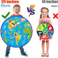 BooTaa 29" Large Dart Board for Kids, Kids Dart Board with Sticky Balls, Boys Toys, Indoor/Sport Outdoor Fun Party Play Game Toys, Birthday Gifts for 3 4 5 6 7 8 9 10 11 12 Year Old Boys Girls