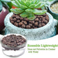 2 lbs Clay Pebbles for Plants, 8-12 mm Leca Clay Balls for Indoor Plants, Orchid Potting Mixes, Hydroponic Growing, Aquaponics, Potted Top Dressing and Drainage
