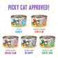 Weruva B.F.F. OMG - Best Feline Friend Oh My Gravy, Yahoo Yellows Variety Pack, 2.8oz Can (Pack of 12)