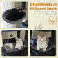 81 Inch Tall Cat Tree for Big Cats & Multi-Cat Homes, Large Heavy Duty Cat Tower with Metal Frame Hammock, 6 Scratching Posts, 2 Condos, 2 Perches, Scratching Pad - Dark Grey