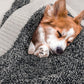 NEXHOME PRO Stripe Cozy Blanket Twin, Knit Fuzzy Throw Blanket for Couch Bed Sofa Picnic, Ultra Soft Blankets for Women Gifts Black 60 x 80 inches