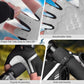 Bike Cycling Gloves - Men & Women, Anti-Slip, Shock-Absorbing Mountain Bike Gloves with Breathable Fabric & Reflective Strips