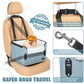 PETSFIT Dog Car Seats for Small Dogs, Patent Safe Buckles Dog Booster Car Seat, Pet Car Seat with Safety Belt, Suitable for Small Pets Up to 25lbs (Mint Green)