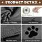 Chumia 4 Pcs Dog Towels for Drying Dog Puppy Bulk Microfiber Absorbent Paw Towel Pet Bathing Supplies Quick Drying for Medium Cats Pets Shower(55 x 28 Inch,Gray)