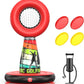 QPAU Inflatable Disc Golf Set for Kids Family Fun, Portable Outdoor Yard Games Set With 4 Frisbee Discs & Pump, Kids Toys for Golf Practice, Backyard Camping Lawn Pitching Games - Ideal Teen Boy Gifts