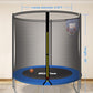 BLUERISE Trampoline 55IN 6FT Toddler Trampoline for Kids Indoor Outdoor Play for Kids Trampoline Basketball Hoop Attachment with Enclosure Net Easy to Assemble Outdoor Indoor Trampoline