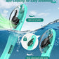 Aegend Dry Snorkel, Dive Mask Easy-Breath Free Diving Snorkel for Snorkeling Scuba Diving Freediving Swimming, with Top Dry Valve and Food-Grade Silicone Mouthpiece
