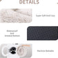 Love's cabin Calming Cat Bed for Indoor Cats, Anti-Anxiety Donut Round Dog Bed, Fluffy Faux Fur Washable Pet Bed for Small Medium Dogs and Cats,Tie-Dye/Coffee,20in