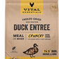 Vital Essentials Freeze-Dried Raw Duck Meal or Mixer Dog Food Crunchy Mini Nibs, 25 oz