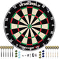 WIN.MAX Dart Board - Bristle Steel Tip Dartboard Dart Boards for Adults Bristle Steel Tip Dartboard Set with 12 Darts Metal Tip