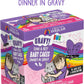 Weruva B.F.OMG - Best Feline Friend Oh My Gravy!, Tuna & Beef Baby Cakes with Tuna & Beef in Gravy Cat Food, 3oz Pouch (Pack of 12), Purple (0152)