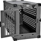 Heavy Duty Fully Collapsible Powder-Coated Aluminum Dog Crate - Medium (Gray)