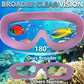 Adult Swimming Goggles for Women Men,No Leak No Fog Wide View, Sunglass Goggle with Earplugs and Nose Clip