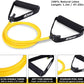 Resistance Bands with Handles and Door Anchor, Gym Resistance Tubes for Strength Training, Exercise Bands for Working Out, Physical Therapy, Home Workouts, Pilates & Crossfit