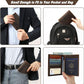 Jack&Chris Leather Passport Holder RFID Blocking Passport Travel Wallet Cover Case for Men Women Brown JC17