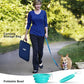 Dog Playpen, Pet Playpen, Portable Cat Playpen, Foldable Puppy Playpen Exercise Kennel Tent with Carry Case Collapsible Bowl,Water-Resistant Shade Cover for Indoor Outdoor Travel （Bule,Medium）