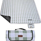 HX&OD Outdoor Picnic Blanket, Extra Large, 80''x60'' Waterproof Foldable Blankets Gingham Picnic Mat for Beach, Camping Grass Lawn Park Accessories Cute Couple Ideas Wedding (Green, 80”x60”)