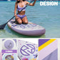 Inflatable Paddle Board 11 '* 34 "* 6" Extra Wide Sup Board, 420lb Capacity Paddle Board for Adults, Suitable for Sea and Lakes, 2+1Family Board