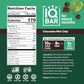 IQBAR Brain and Body Plant Protein Bars - Chocolate Mint Chip - 24-Count Low Carb - Gluten Free, High Fiber, Vegan Snacks - Low Sugar Meal Replacement