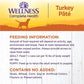 Wellness Complete Health Natural Wet Canned Dog Food Turkey & Sweet Potato, 12.5-Ounce Can (Pack of 12)