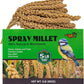 RANZ 5LBS Millet Spray for Birds, GMO-Free, Sun Dried Spray Millet, Original Bird Treats & Supplement for Parrots, Cockatiels, Lovebirds, Painted Buntings and Finches, Parakeets Food